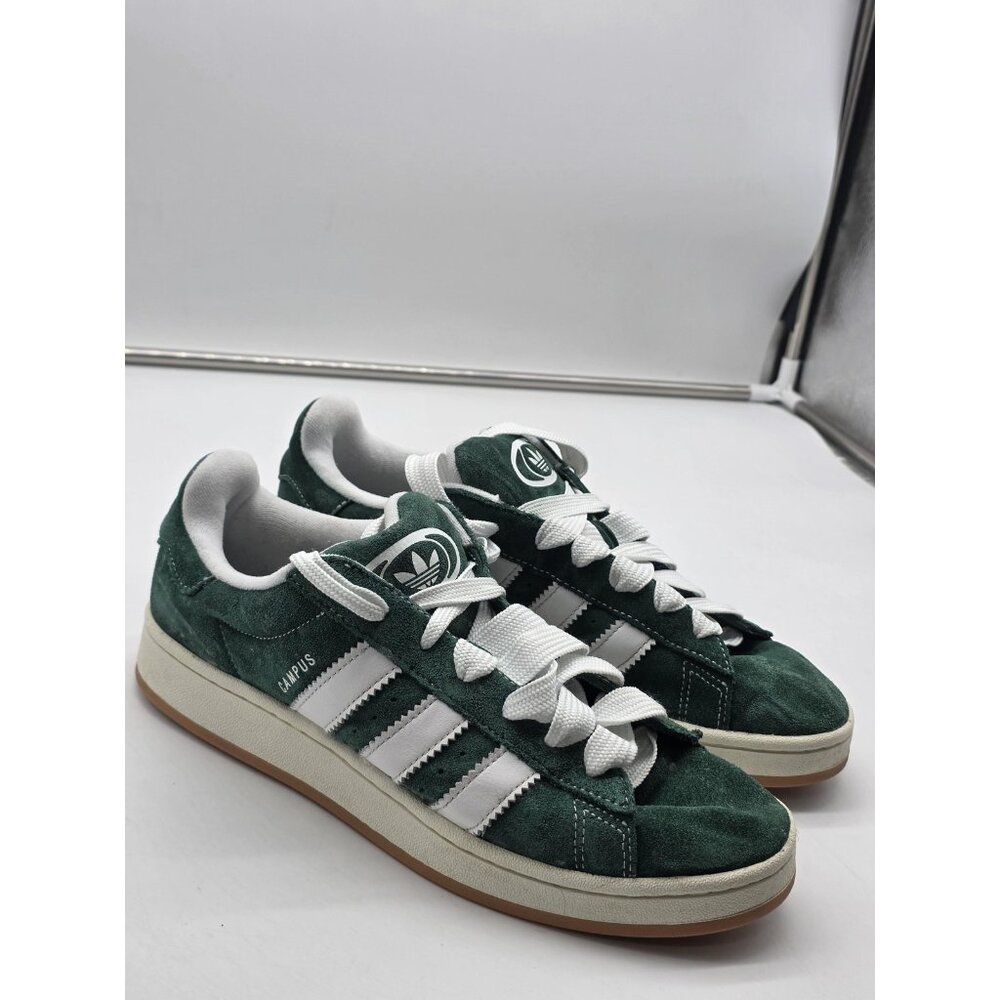 Adidas Campus Shoes Mens Size 11 Green Suede Low Top Damaged Sneakers H03472